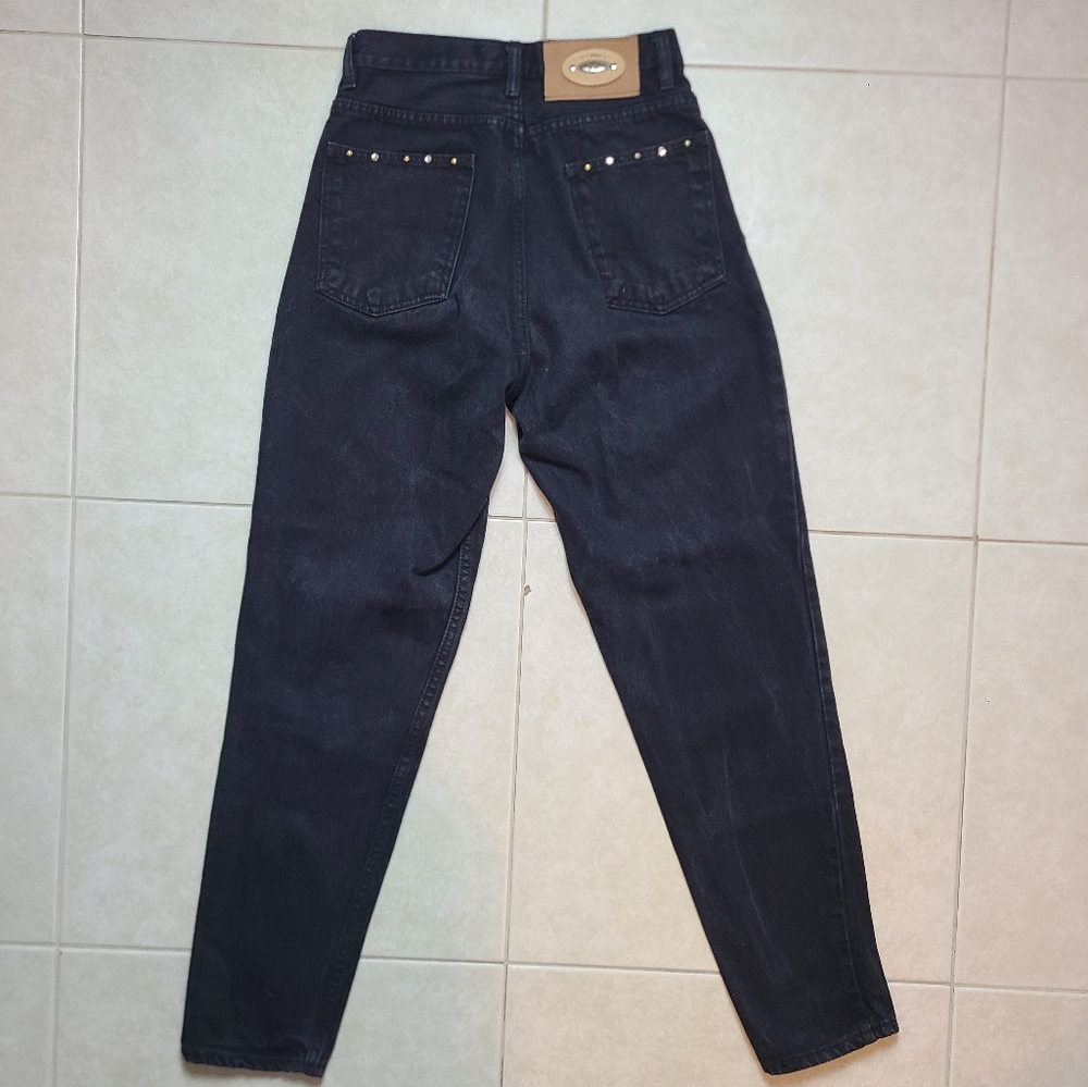 Boom Boom Vintage Bedazzled black jeans